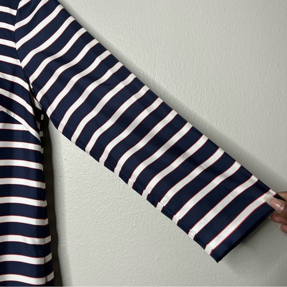 J. Crew Navy and White Striped Mini Dress💙❤️ - Picture 9 of 10